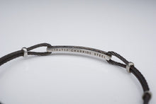 Charriol 18k White Gold Black Cable Celtic Noir Diamond Bracelet 6.75" BG655