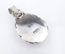 Navajo L Yazzie Sterling Silver Purple Sugilite Pendant Cabochon 1.8" PS2097