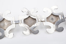 Eisenberg Originals Bracelet Taxco Sterling Silver Mexican Jade 7" Onyx BS1555