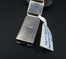 Sterling Silver Chalcedony Bracelet Cabochon Button Bead Chunky 7.25" BS2696