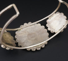 Zuni Sunface Cuff Bracelet Sterling Turquoise Inlay Adrian Wallace 7.25" BS2829