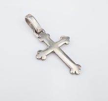 Sterling Silver Budded Botonee Cross Pendant 1.7" Vintage S. Sanchez PS2095