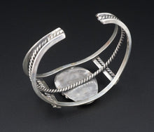 Vintage Navajo Sterling Silver Cuff Bracelet 6.5" Chunky BS2836