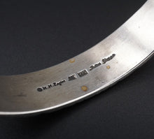 MM Rogers Navajo Cuff Sterling Silver 14k Bracelet Julius Yazzie Pueblo BS2804