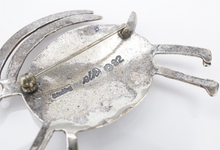 Vintage Native American ELK Sterling Silver Brooch Signed Artisan 2.25" OS640