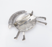 Vintage Native American ELK Sterling Silver Brooch Signed Artisan 2.25" OS640