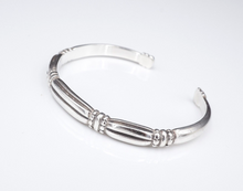James Avery Thatch Cuff Bangle Bracelet Sterling Silver Retired 6.5" BS2846