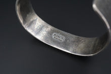 Navajo Sterling Silver Cuff Bracelet Bead Bar 6.5" Ron Yazzie Artisan BS2722