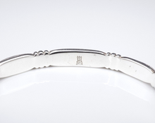 James Avery Thatch Cuff Bangle Bracelet Sterling Silver Retired 6.5" BS2846