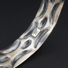 Navajo Sterling Silver Bangle Bracelet Chunky 8.25" T. Yazzie Tribal BS2805