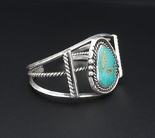 Vintage Navajo Sterling Silver Cuff Bracelet 6.5" Chunky BS2836