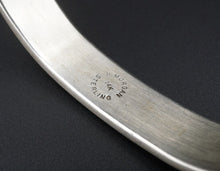 Navajo Bruce Morgan Sterling Silver 14k Gold Etched Cuff Bracelet 6.5" BS2605