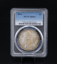 1896 Morgan $1 Dollar Silver Dollar Coin PCGS MS64 BU Uncirculated CN488