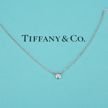 Tiffany & Co. Peretti Diamond DBTY Necklace Pendant Sterling Silver 16" NS2176