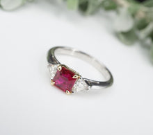 Tiffany Platinum 18k Natural Burma Ruby Diamond Ring Sz 7 GIA 1.6ct Box RG3798