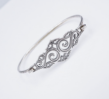 James Avery Sorrento Scroll Hook-On Bracelet Sterling Silver Retired 6.5" BS2932