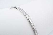 18k Diamond Tennis Bracelet 5 carat White Gold 7" Emerald Cut 5ct VS NWOT CO1198