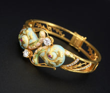 Masriera Enamel Diamond Bracelet Snail 18k Gold 6.25 BG720