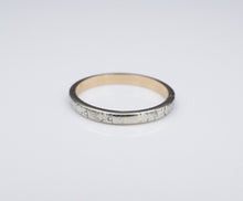 Antique 14k 18k Gold Wedding Band Stamped Ring Size 7 Slim 2.3 mm RG3327