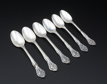 1936 Gorham King Edward Demitasse Sterling Silver Spoon Lot of 6 4.2" M1723