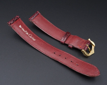 Vintage Cartier Paris Brown Leather Strap 17mm w/ 18k Buckle Free Shipping W899
