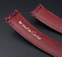 Vintage Cartier Paris Brown Leather Strap 17mm w/ 18k Buckle Free Shipping W899