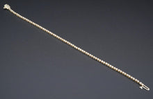 Classic 14k Yellow Gold 2 carat Natural Diamond Tennis Bracelet 7.25" BG719