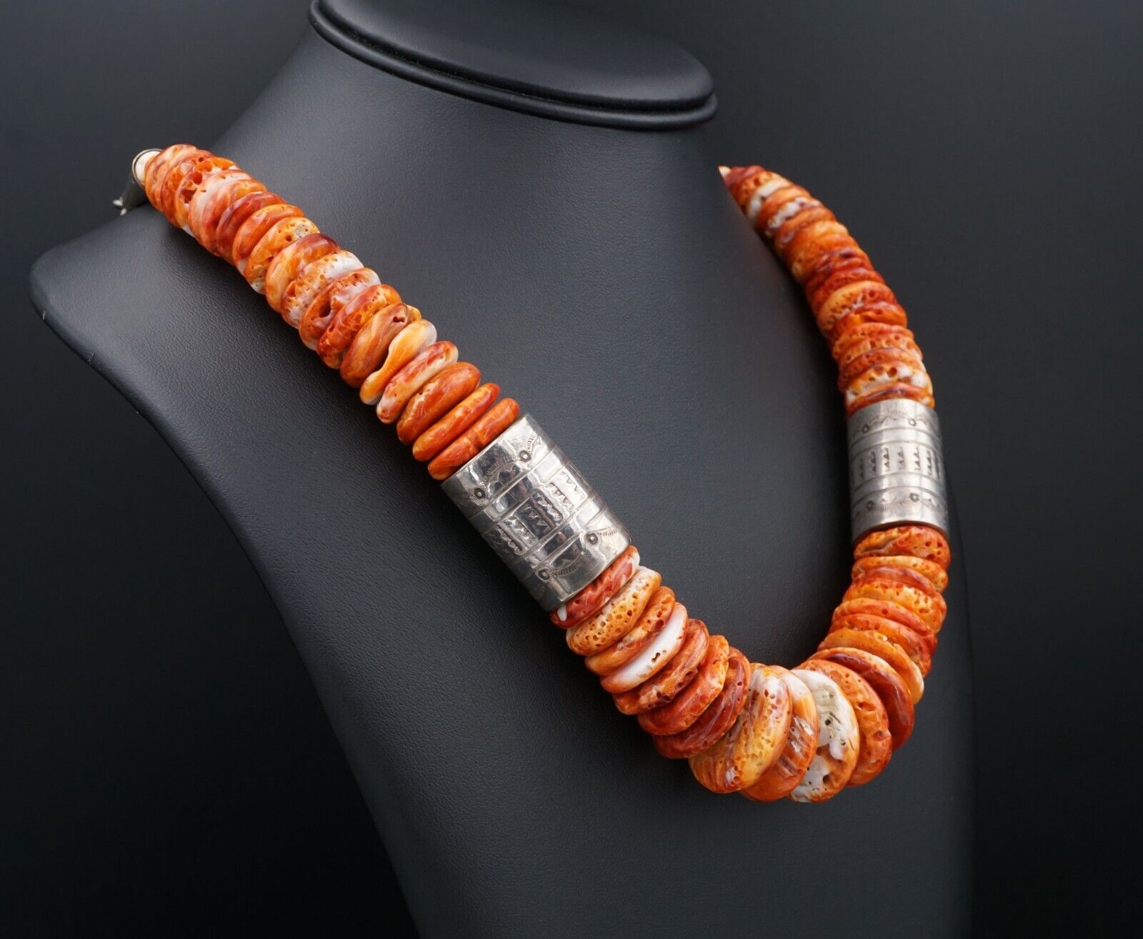 Wayne Aguilar Santa Domingo Pueblo Sterling Silver Spiny Oyster