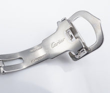 Cartier Roadster Ladies Burgundy Satin Deployment Strap 16mm w/ Buckle W889