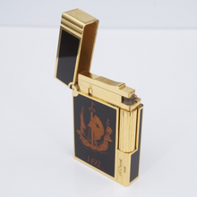 Preowned DuPont Gold Columbus 1492 Lighter Vintage 2.5" /3000 M1939