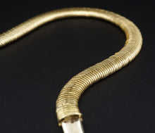 Designer H.Stern 18k Yellow Gold Filaments Flexible Bracelet 7" 8mm BG948