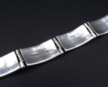Navajo Sterling Silver 14k Gold Panel Bracelet Herbert Begaye 6.75" BS2870