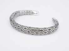 Designer Scott Kay Cross Cuff Bangle Bracelet Sterling Silver 6" 8mm BS2949