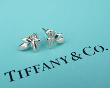 Tiffany Olive Leaf Stud Earrings Paloma Picasso Sterling Silver 5.5mm ES2468