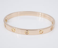 Cartier 18k Pink Rose Gold Love Bracelet Size 17 New Screwdriver BG840