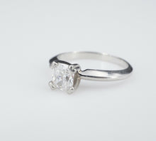 Platinum Solitaire 2/3 carat Cushion Cut Diamond Engagement Ring Size 6.5 RG2818