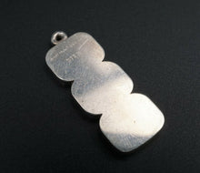 Triathlon Charm Pendant Sterling Silver 1.25" Kirk Root Designs HTF PS1796