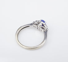 Tanzanite Diamond Cocktail Ring 10k White Gold Natural Size 5.5 RG4116