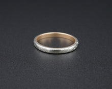 Antique 14k 18k Gold Wedding Band Stamped Ring Size 7 Slim 2.3 mm RG3327