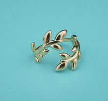 Tiffany & Co Olive Leaf Bypass Ring Paloma Picasso 18k Yellow Gold Sz 8.5 RG4374