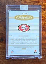 2022 Panini Flawless - Rookie Patch Autographs Sapphire RPA Brock Purdy /10