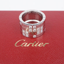 Cartier Diamond Lanieres Ring 18k White Gold Size 5 Euro 49 RG4235