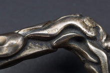 Claudio Calestani Sterling Silver Galuchat Leather Belt Buckle Janet Brown M261