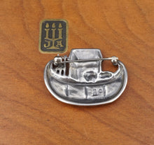 James Avery Noah's Ark Pin Brooch Sterling Silver 1.3" Animals Retired OS615