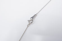 Platinum Black Diamond Necklace Fixed Pendant Designer 22mm 18" NG1480