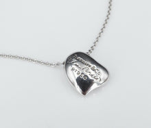 Tiffany Diamond Peretti Full Heart Necklace Pave Platinum 16" Box NG1066