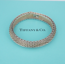 Tiffany & Co Somerset Mesh Bracelet 7.5" Sterling Silver Large BS2940