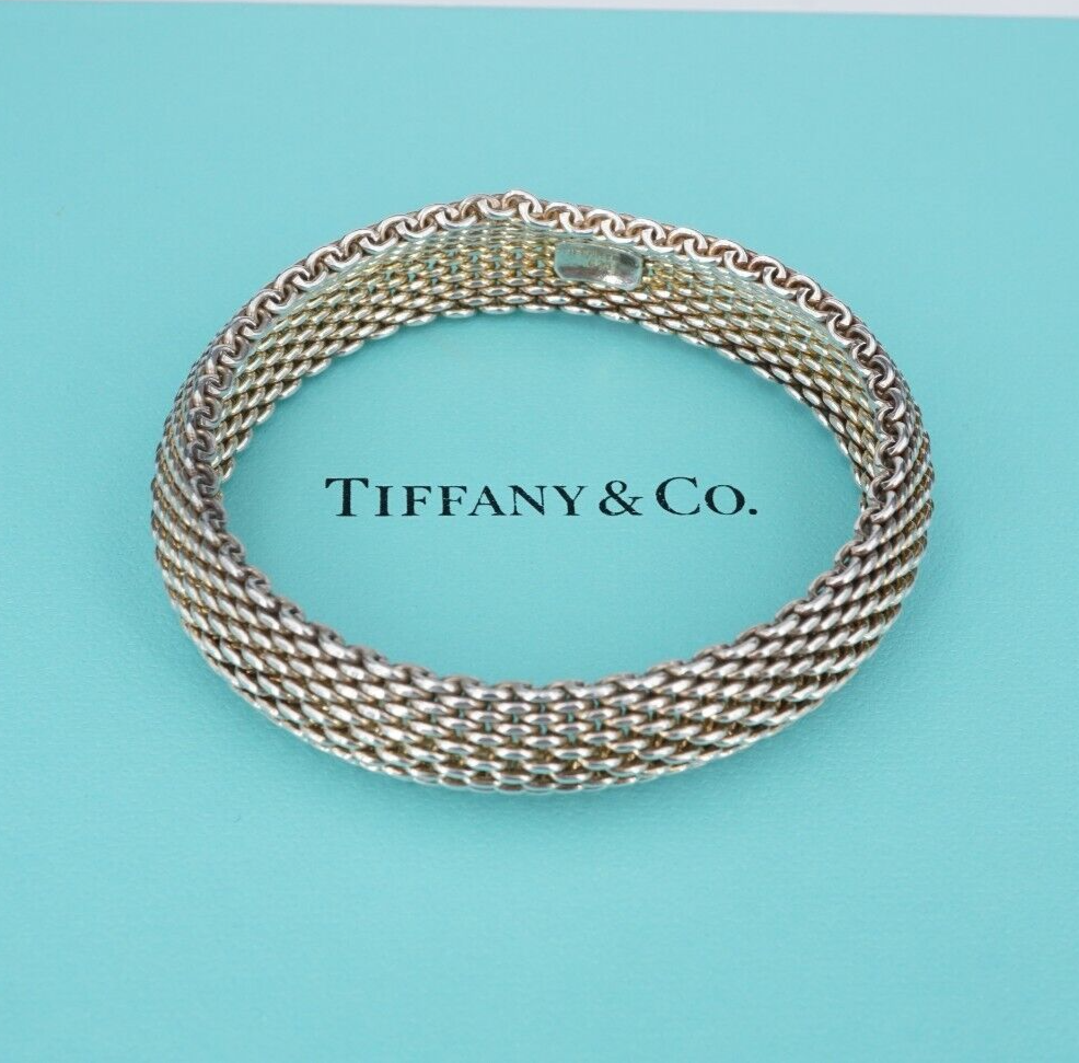 Tiffany & Co Somerset Mesh Bracelet 7.5