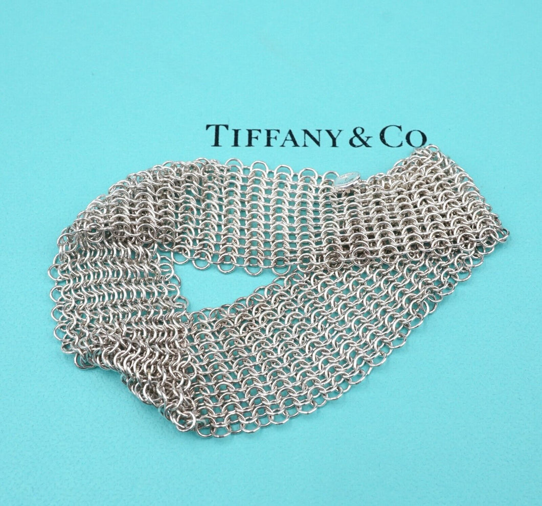 Tiffany & Co Elsa Peretti Mesh Bracelet 7.5
