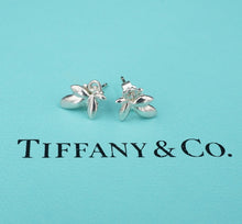 Tiffany Olive Leaf Stud Earrings Paloma Picasso Sterling Silver 5.5mm ES2468